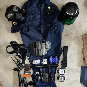 Police Tactical Uniform Set - Navy Blue